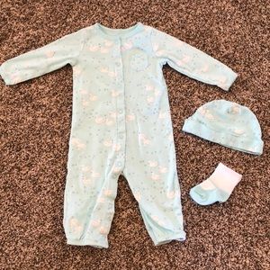 Baby girl coverall